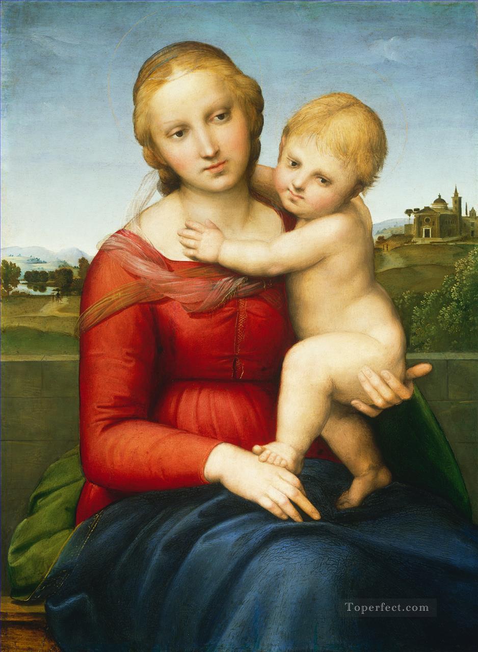 Madonna and Child The Small Cowper Madonna Renaissance master Raphael Oil Paintings